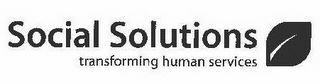 SOCIAL SOLUTIONS TRANSFORMING HUMAN SERVICES logo