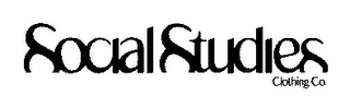 SOCIAL STUDIES CLOTHING CO. logo