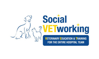 SOCIAL VET WORKING VETERINARY EDUCATION & TRAINING FOR THE ENTIRE HOSPITAL TEAM logo