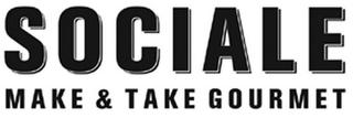 SOCIALE MAKE & TAKE GOURMET logo