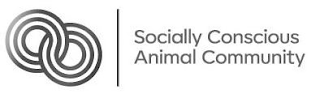 SOCIALLY CONSCIOUS ANIMAL COMMUNITY logo