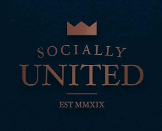 SOCIALLY UNITED EST MMXIX logo