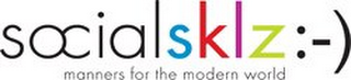 SOCIALSKLZ MANNERS FOR THE MODERN WORLD logo
