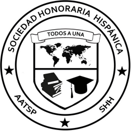 SOCIEDAD HONORARIA HISPANICA AATSP SHH TODOS A UNA logo