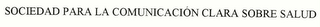 SOCIEDAD PARA LA COMUNICACION CLARA SOBRE SALUD logo