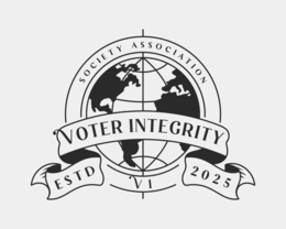 SOCIETY ASSOCIATION VOTER INTEGRITY VI ESTD 2025 logo