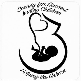 SOCIETY FOR SACRED INUTERO CHILDREN HELPING THE UNBORN logo