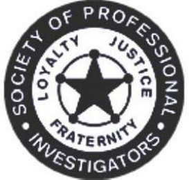 ·SOCIETY OF PROFESSIONAL ·INVESTIGATORSLOYALTY JUSTICE FRATERNITY logo
