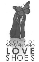 SOCIETY OF WOMEN WHO L O V E  S H O E S logo
