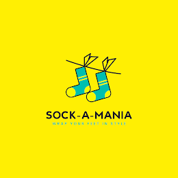 SOCK-A-MANIA WRAP YOUR FEET IN STYLE logo