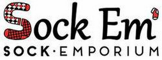 SOCK EM' SOCK EMPORIUM logo