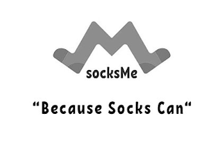 SOCKSME "BECAUSE SOCKS CAN" logo