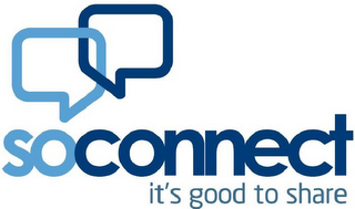 SOCONNECT IT'S GOOD TO SHARE logo