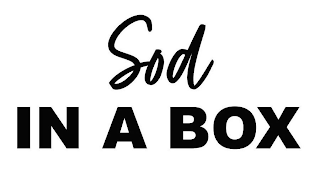 SOD IN A BOX logo