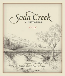 SODA CREEK VINEYARDS 2004 NAPA VALLEY CABERNET SAUVIGNON logo