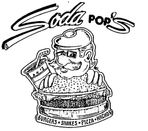 SODA POP'S BURGERS SHAKES PIZZA NACHOS logo