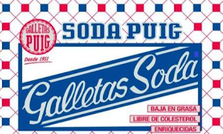 SODA PUIG GALLETAS SODA GALLETAS PUIG DESDE 1911 BAJA EN GRASA LIBRE DE COLESTEROL ENRIQUECIDAS logo