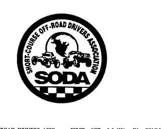 SODA SHORT-COURSE OFF-ROAD DRIVERS ASSOCIATION logo