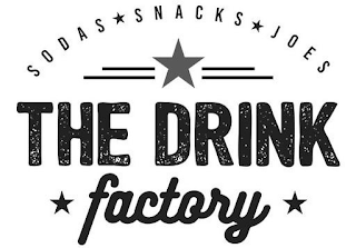 SODAS SNACKS JOES THE DRINK FACTORY logo