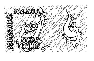 SODASAURUS STEGO ORANGE