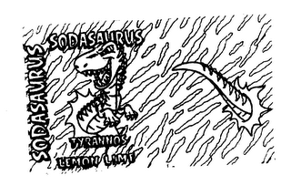 SODASAURUS TYRANNOS LEMON LIME logo