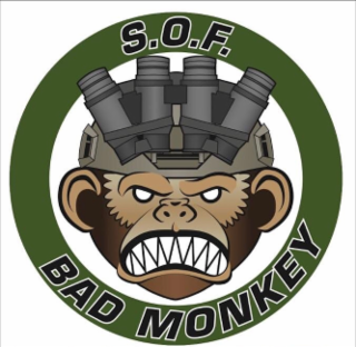 S.O.F. BAD MONKEY logo