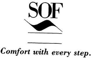 SOF COMFORT WITH EVERY STEP. logo