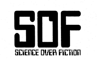 SOF SCIENCE OVER FICTION logo