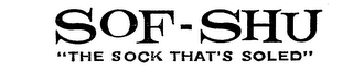 SOF-SHU "THE SOCK THAT'S SOLED" logo