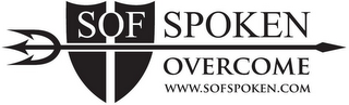 SOF SPOKEN OVERCOME WWW.SOFSPOKEN.COM logo