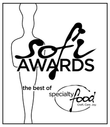 SOFI AWARDS THE BEST OF SPECIALTY FOOD CRAFT. CARE. JOY. logo