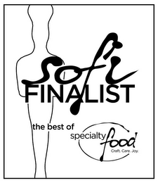 SOFI FINALIST THE BEST OF SPECIALTY FOOD CRAFT.CARE.JOY logo