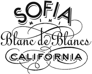 SOFIA MINI BLANC DE BLANCS CALIFORNIA logo
