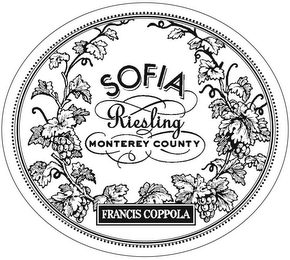 SOFIA RIESLING MONTEREY COUNTY FRANCIS COPPOLA logo