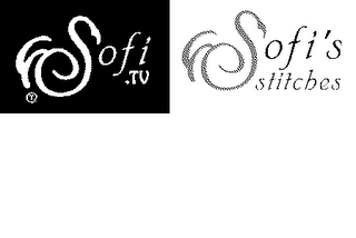 SOFI.TV SOFI'S STITCHES logo