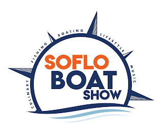 SOFLO BOAT SHOW CULINARY FISHING BOATING LIFESTYLE MUSIC logo