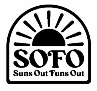 SOFO SUNS OUT FUNS OUT logo