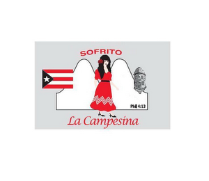 SOFRITO LA CAMPESINA PHIL 4:13 logo