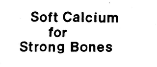 SOFT CALCIUM FOR STRONG BONES logo