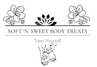 SOFT 'N' SWEET BODY TREATS TREAT YOURSELF logo