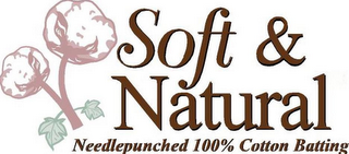 SOFT & NATURAL NEEDLEPUNCHED 100% COTTON BATTING