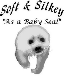 SOFT & SILKEY "AS A BABY SEAL" logo