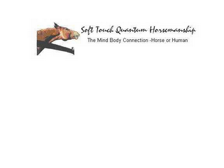 SOFT TOUCH QUANTUM HORSEMANSHIP THE MIND BODY CONNECTION - HORSE OR HUMAN logo