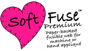 SOFTFUSE PREMIUM PAPER BACKED FUSIBLE WEB FOR MACHINE HAND APPLIQUE logo