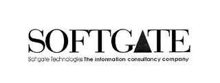 SOFTGATE SOFTGATE TECHNOLOGIES THE INFORMATION CONSULTANCY COMPANY logo