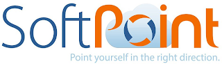 SOFTPOINT POINT YOURSELF IN THE RIGHT DIRECTION. logo