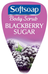 SOFTSOAP BODY SCRUB BLACKBERRY SUGAR logo