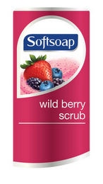 SOFTSOAP WILD BERRY SCRUB logo