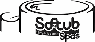 SOFTUB SPAS "SIMPLE IS BETTER" logo
