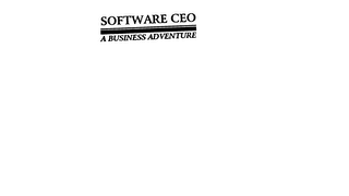 SOFTWARE CEO A BUSINESS ADVENTURE logo
